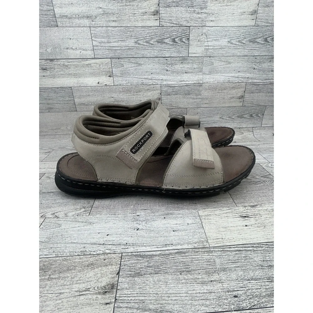 Rockport TruTech Mens Sandals‎ Size 13 Adjustable Straps Comfort Walking Shoes